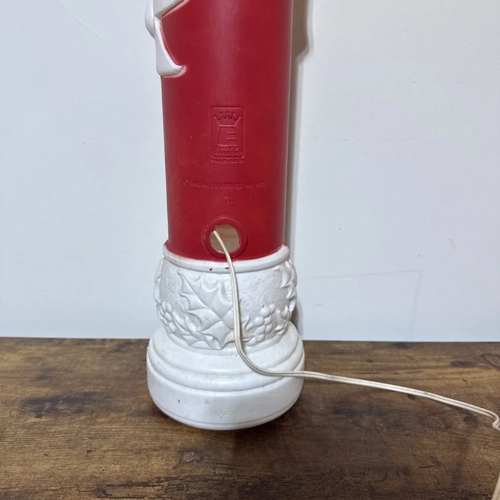 Empire Lighted Plastics Blow Mold VTG 38
